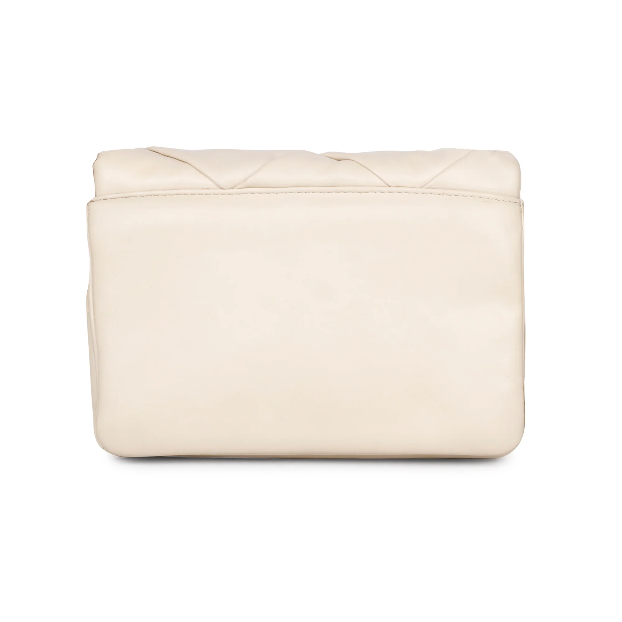 Kate Cream Leather Handcrafted Cross Body Sling Bags - Image 5