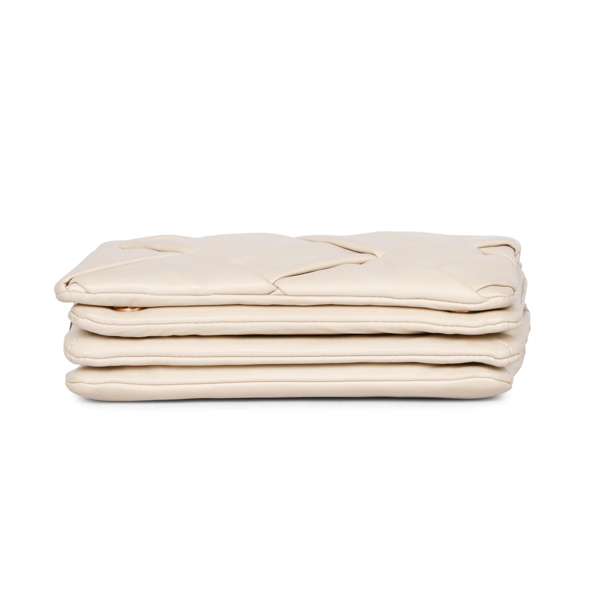 Kate Cream Leather Handcrafted Cross Body Sling Bags - Image 7