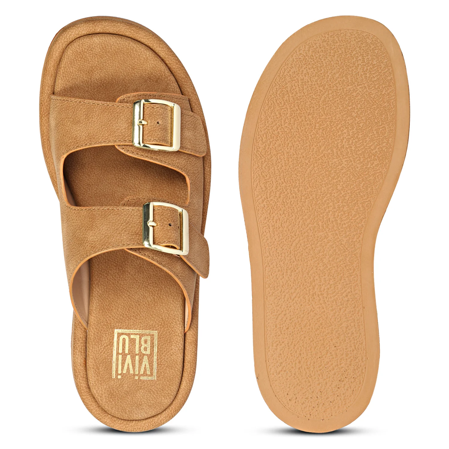 Ivanka Tan Flat Sandals - Image 6