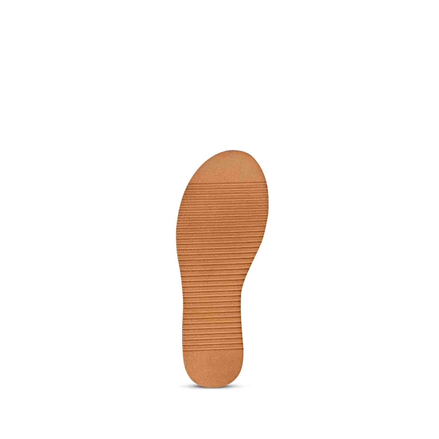 Aylin Crystal Cord Tan Platform Sandals - Image 8