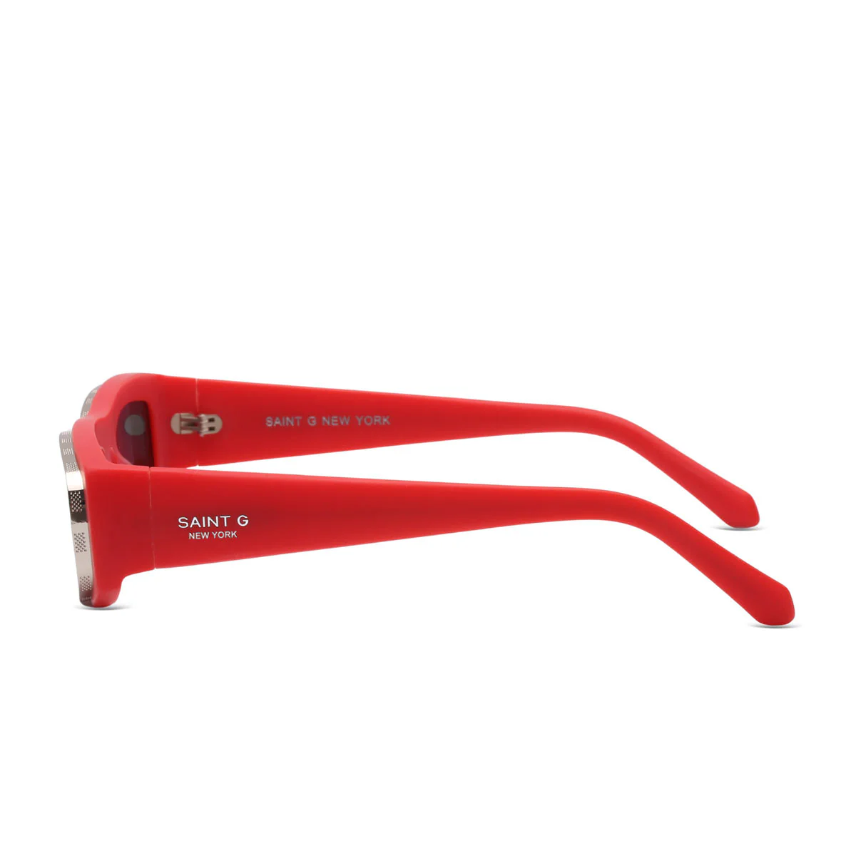 Bahama Vibe Scarlet Red Oval Sunglasses - Image 3