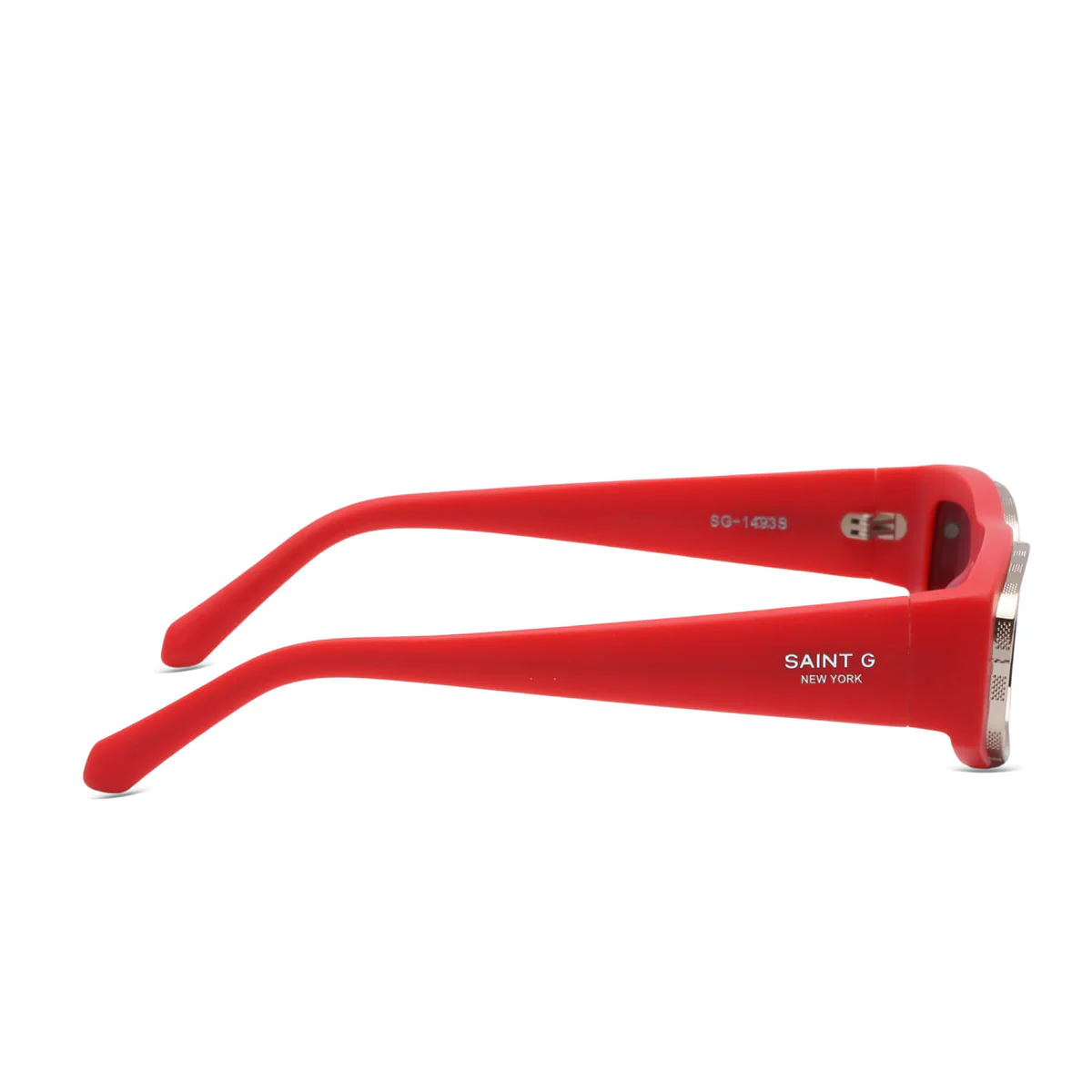 Bahama Vibe Scarlet Red Oval Sunglasses - Image 4
