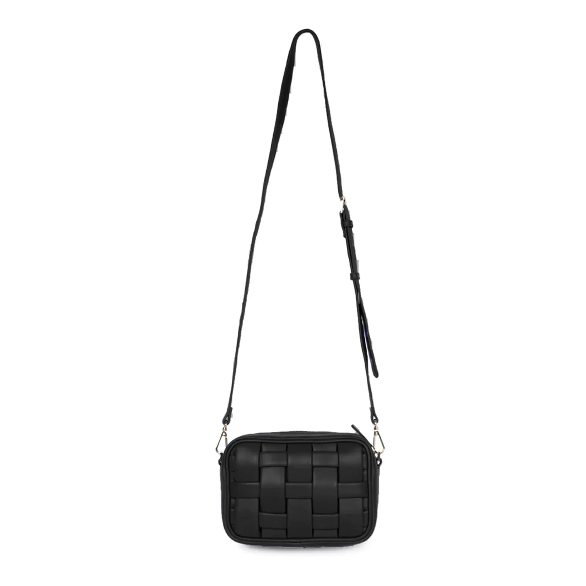 Bennet Black Leather Handcrafted Cross Body Sling Bags - Image 7