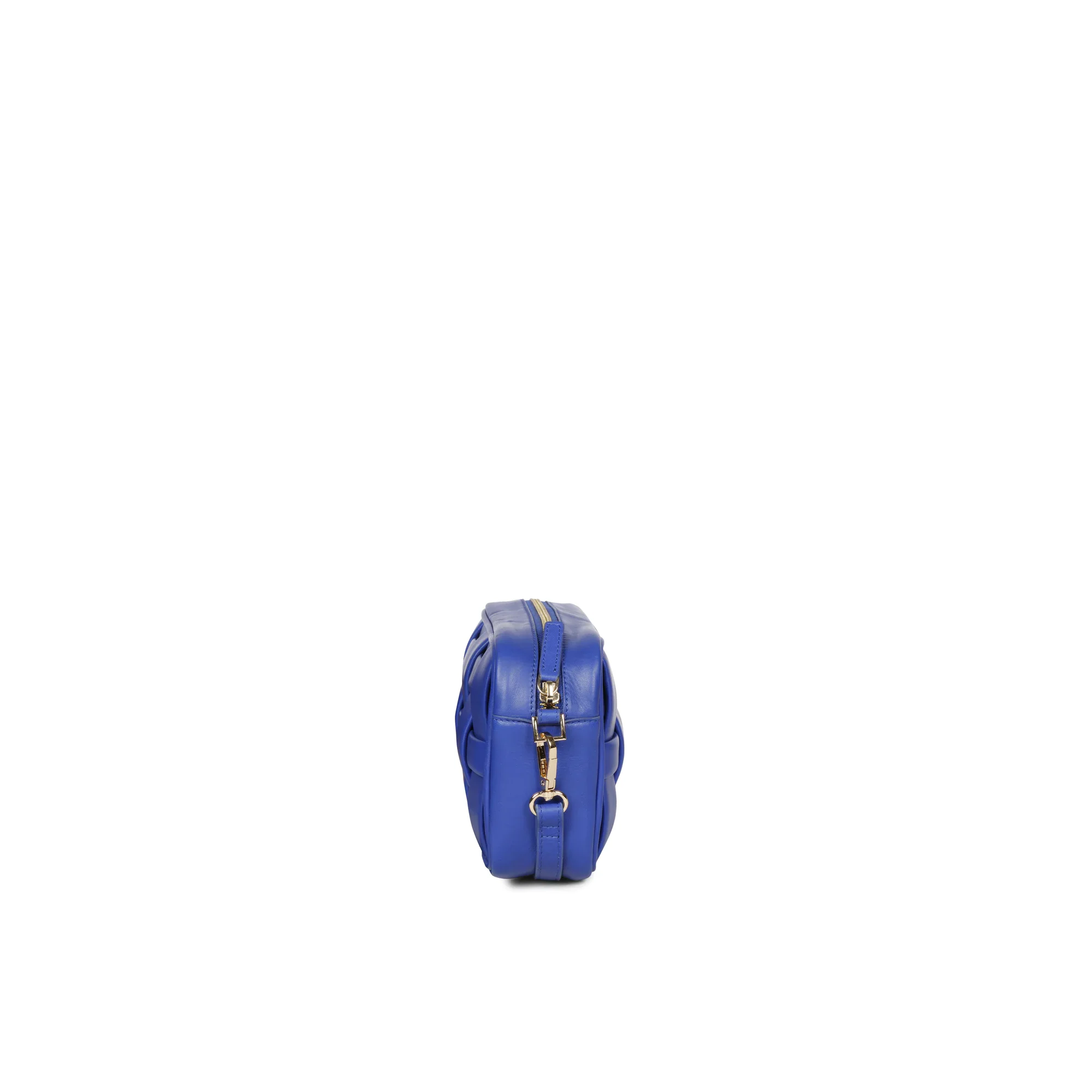Bennet Blue Leather Handcrafted Cross Body Sling Bags - Image 7