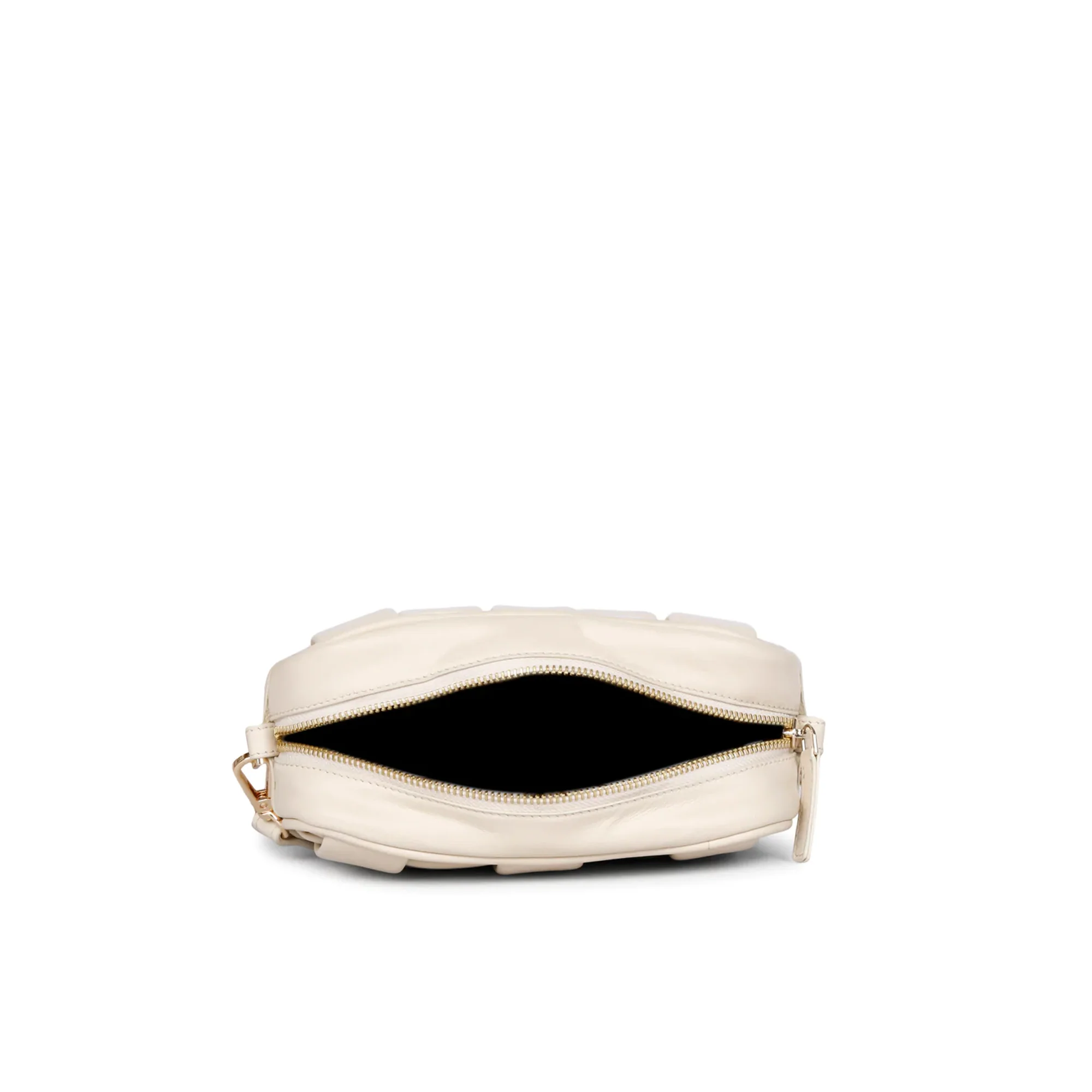 Bennet Cream Leather Handcrafted Cross Body Sling Bags - Image 3
