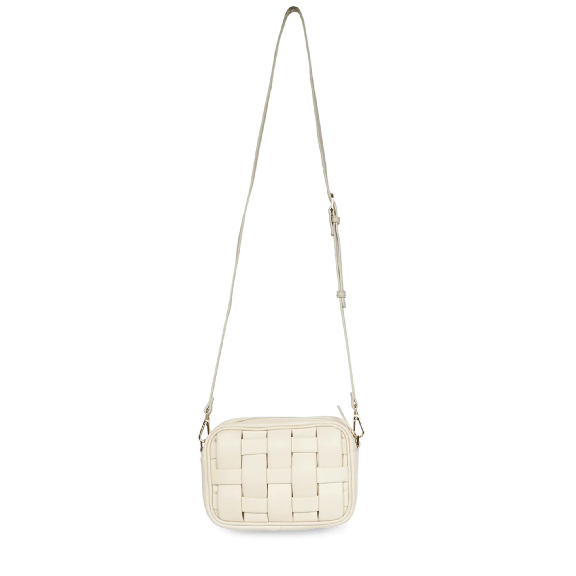 Bennet Cream Leather Handcrafted Cross Body Sling Bags - Image 8