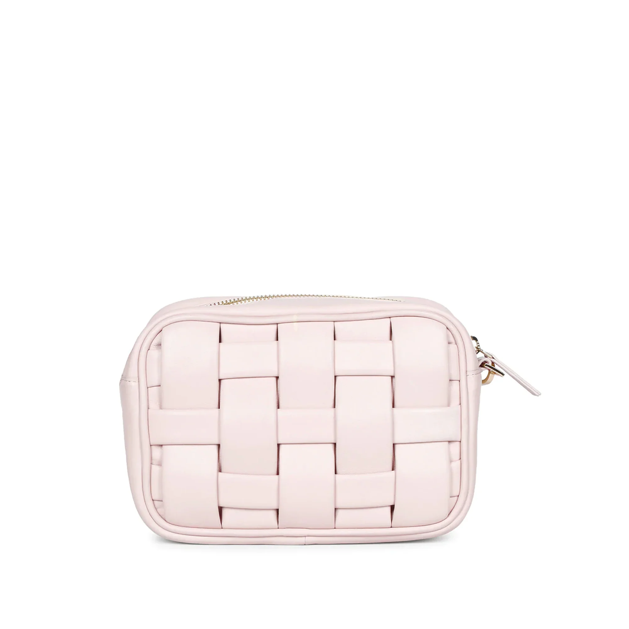 Bennet Pink Blush Leather handcrafted Cross Body Sling Bags - Image 3