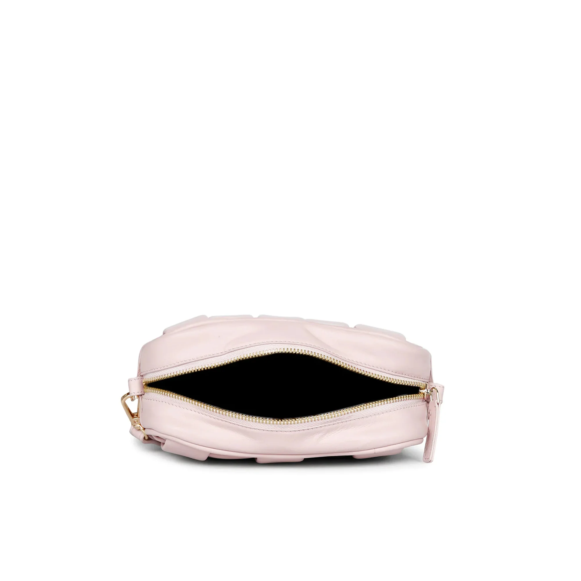Bennet Pink Blush Leather handcrafted Cross Body Sling Bags - Image 5