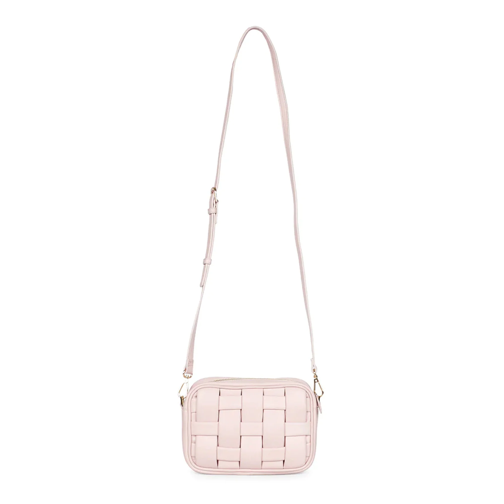 Bennet Pink Blush Leather handcrafted Cross Body Sling Bags - Image 6