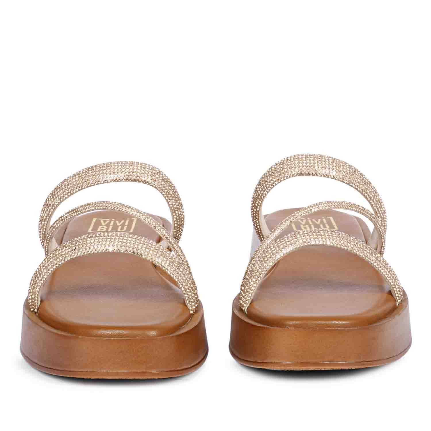 Chika Tan Platform Sandals - Image 5