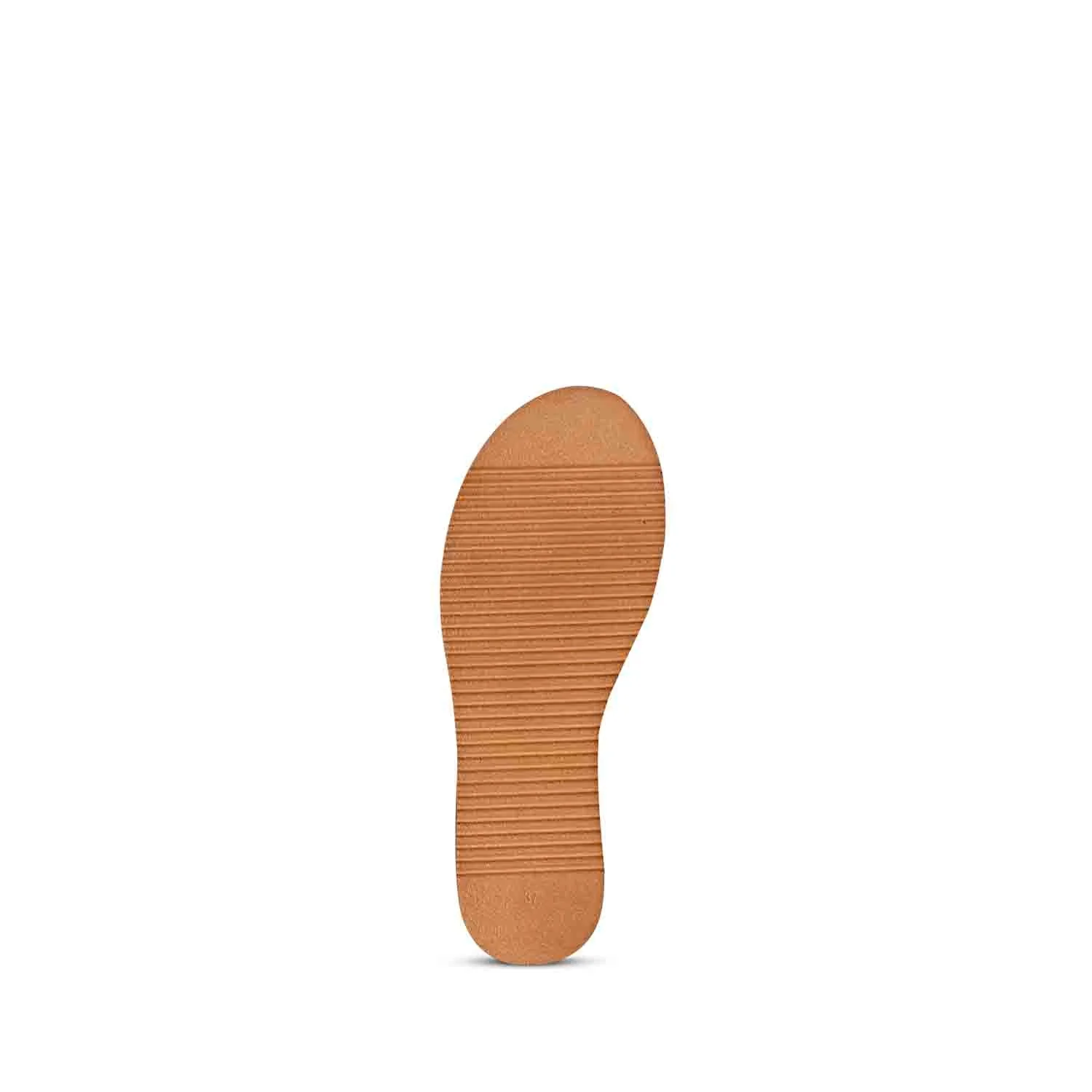 Cloe Crystal Cord Tan Platform Sandals - Image 8