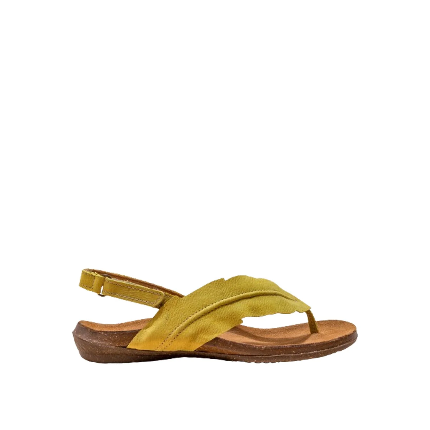 El Naturalista Herbal Embellished Leather Block Sandals