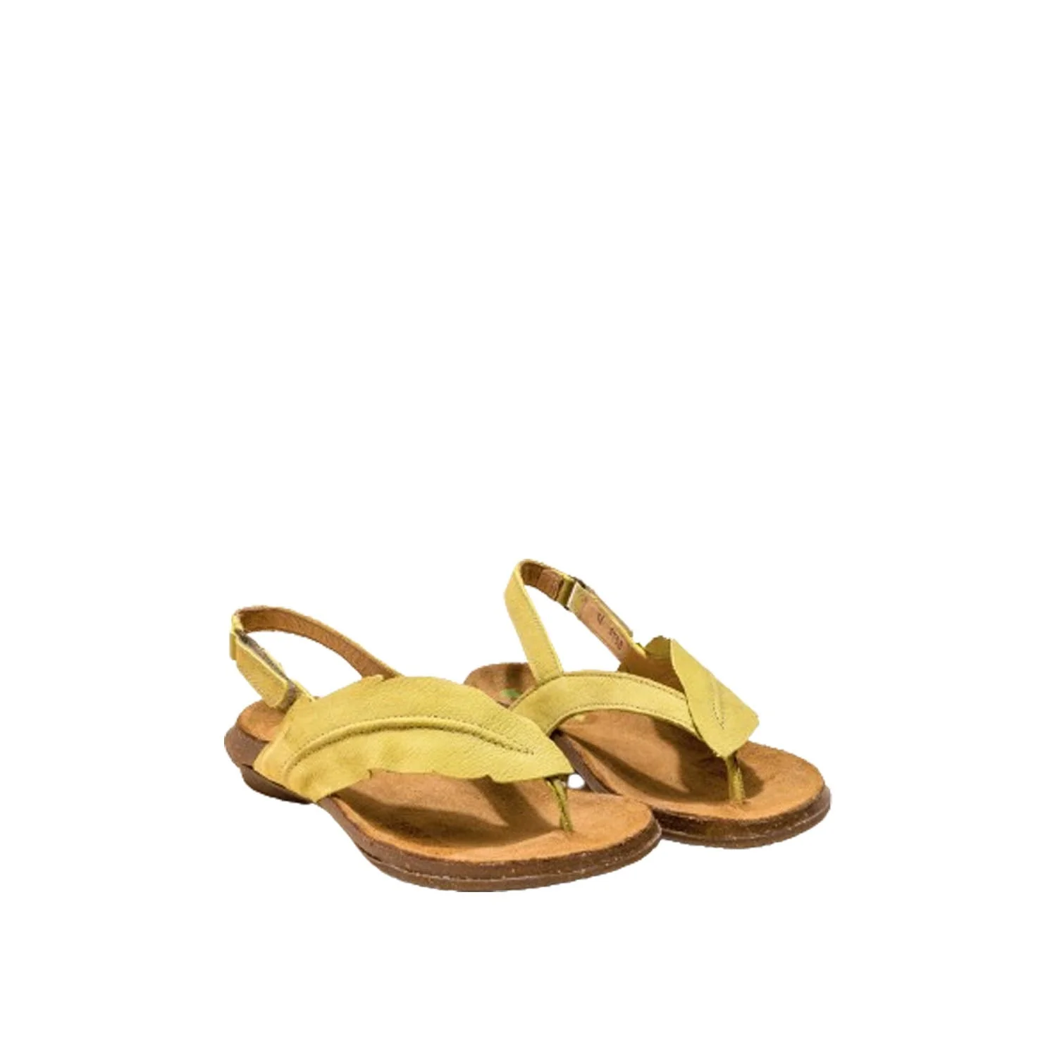 El Naturalista Herbal Embellished Leather Block Sandals - Image 2
