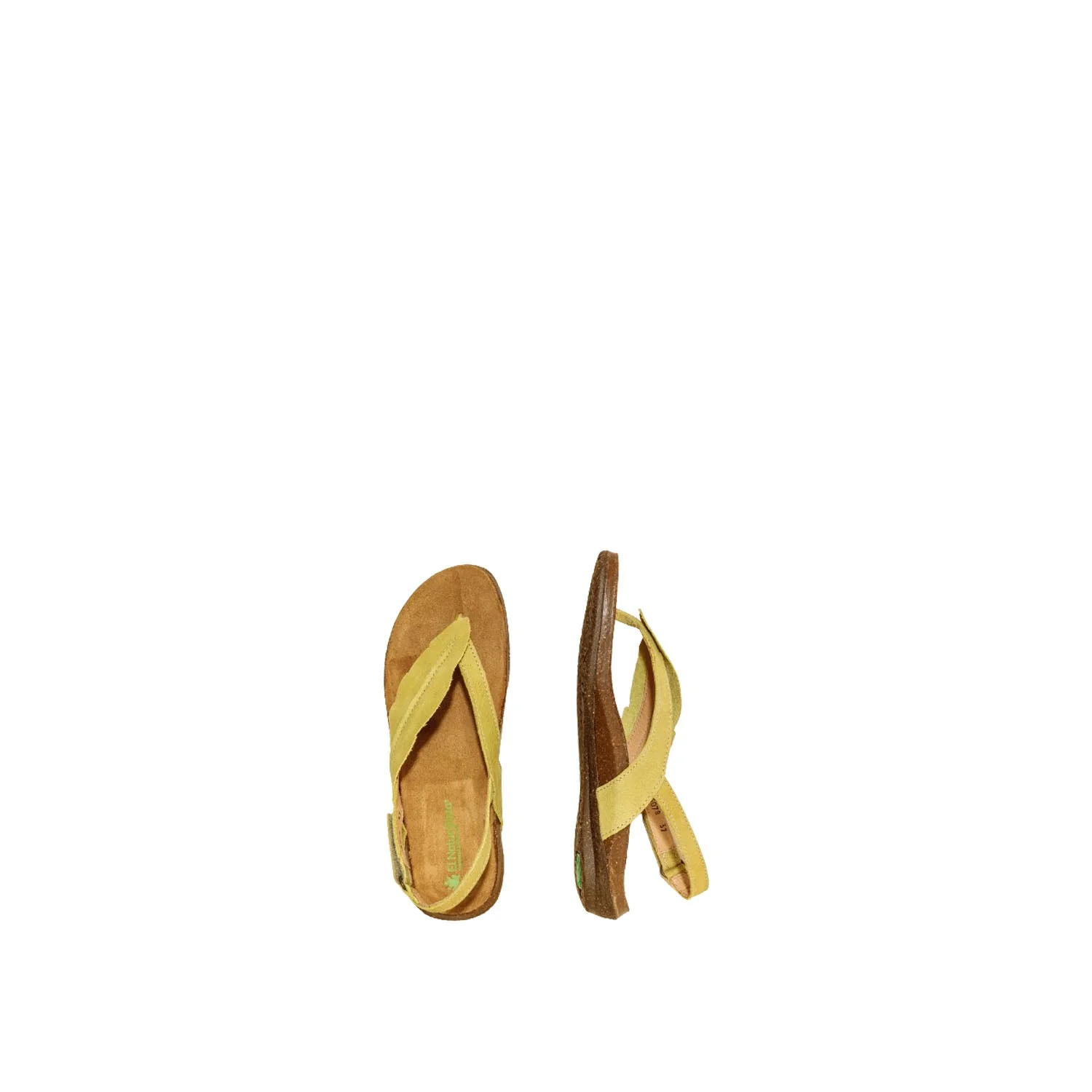 El Naturalista Herbal Embellished Leather Block Sandals - Image 5