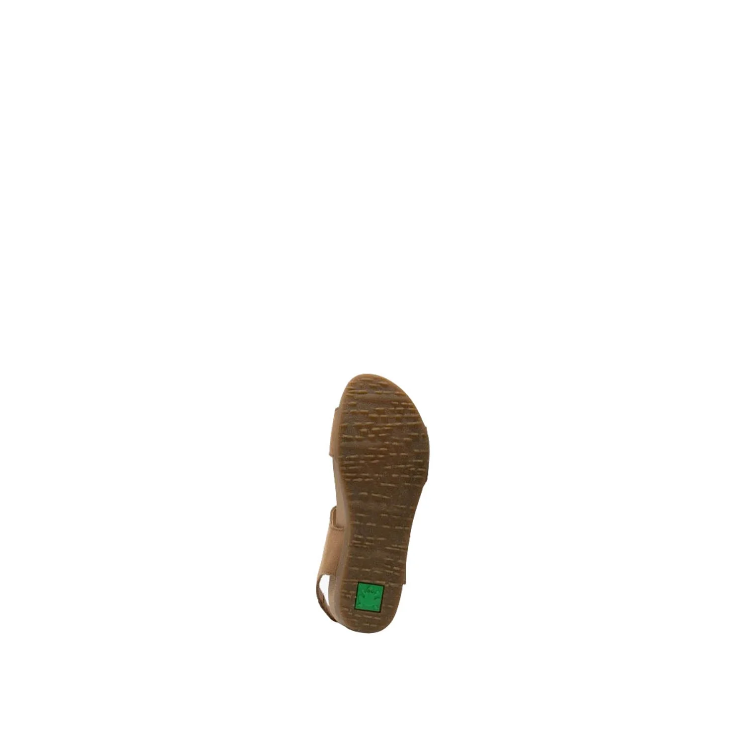 El Naturalista Honey Embellished Leather Block Sandals with Buckle - Image 6