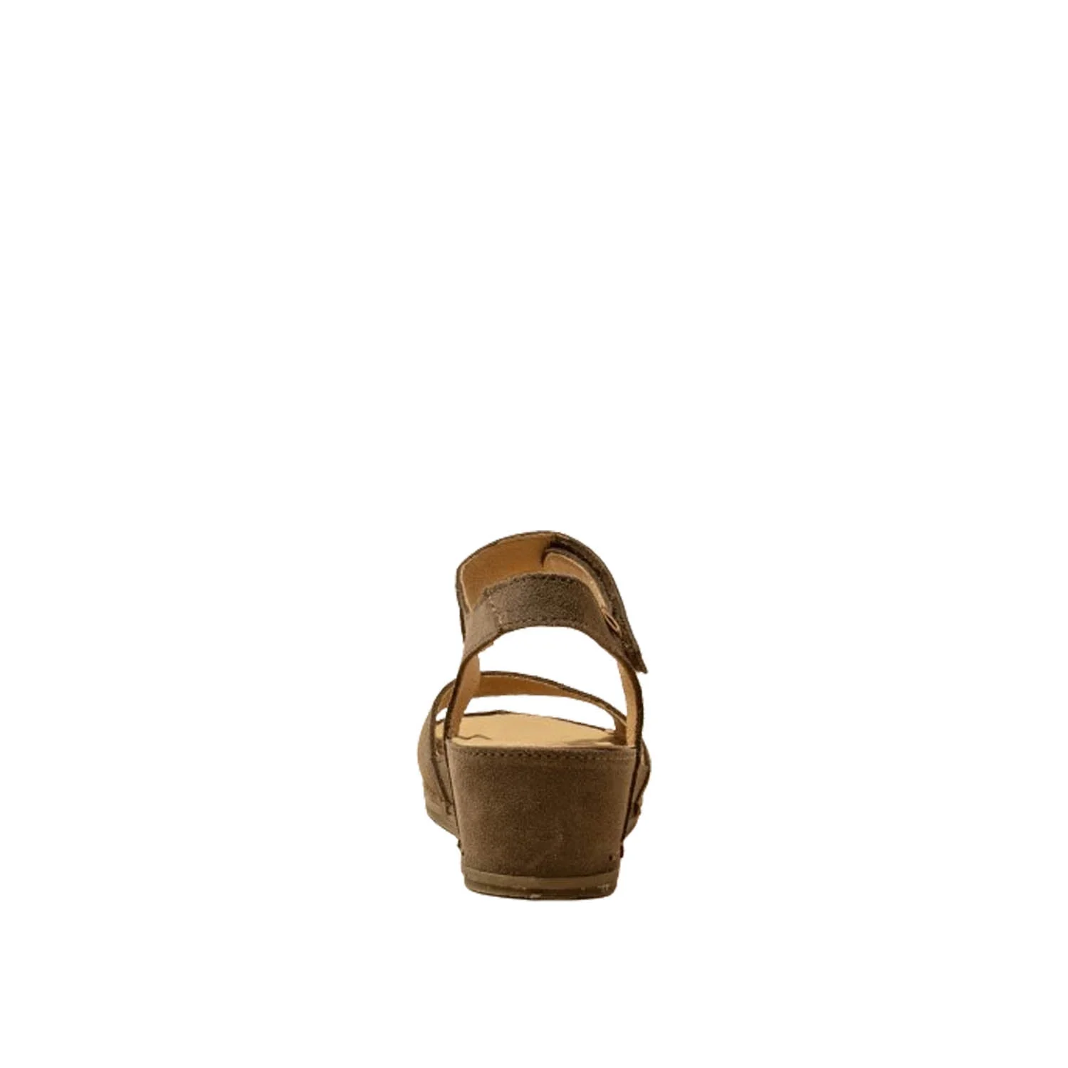 El Naturalista Plume Embellished Leather Block Sandals with Buckle - Image 3