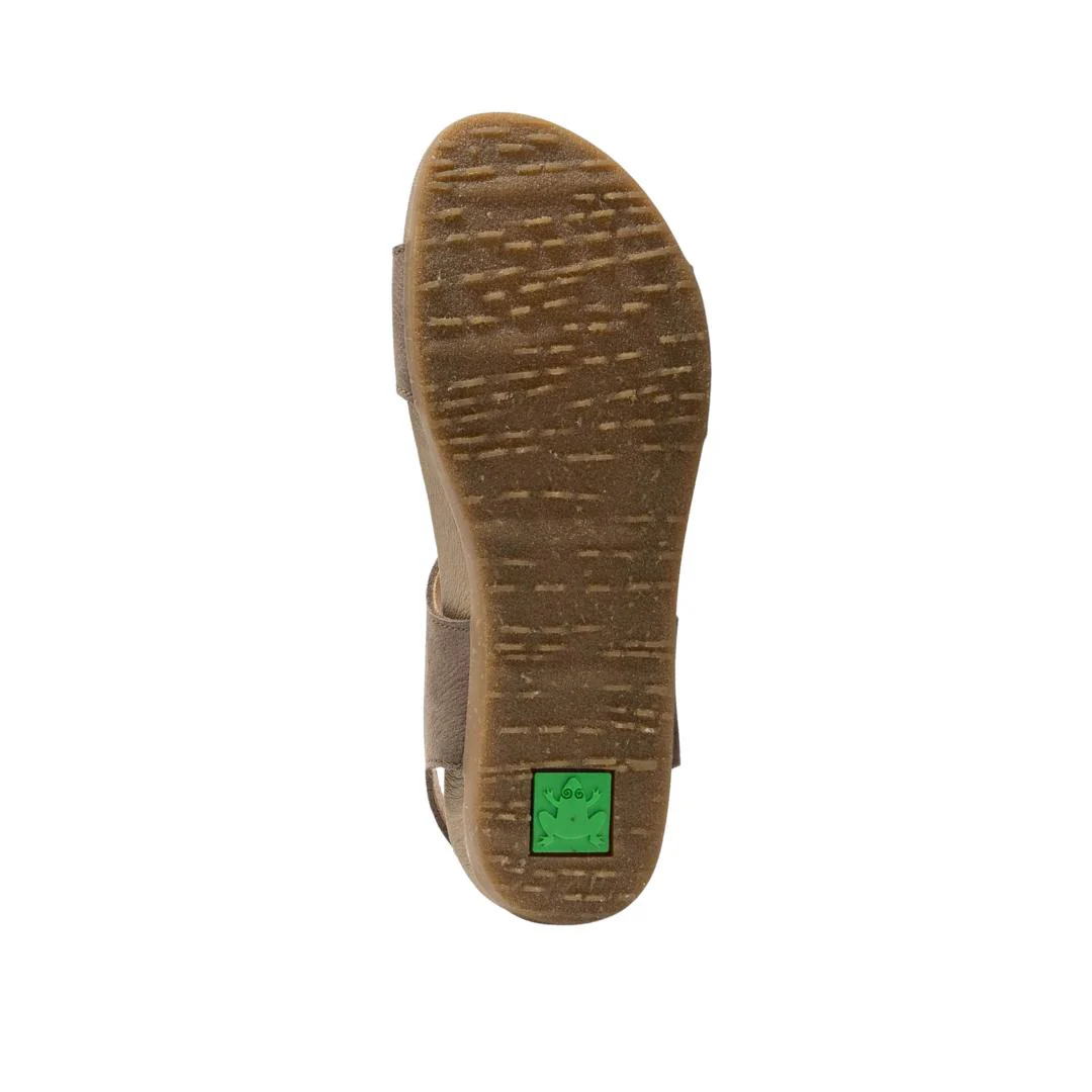 El Naturalista Plume Embellished Leather Block Sandals with Buckle - Image 6