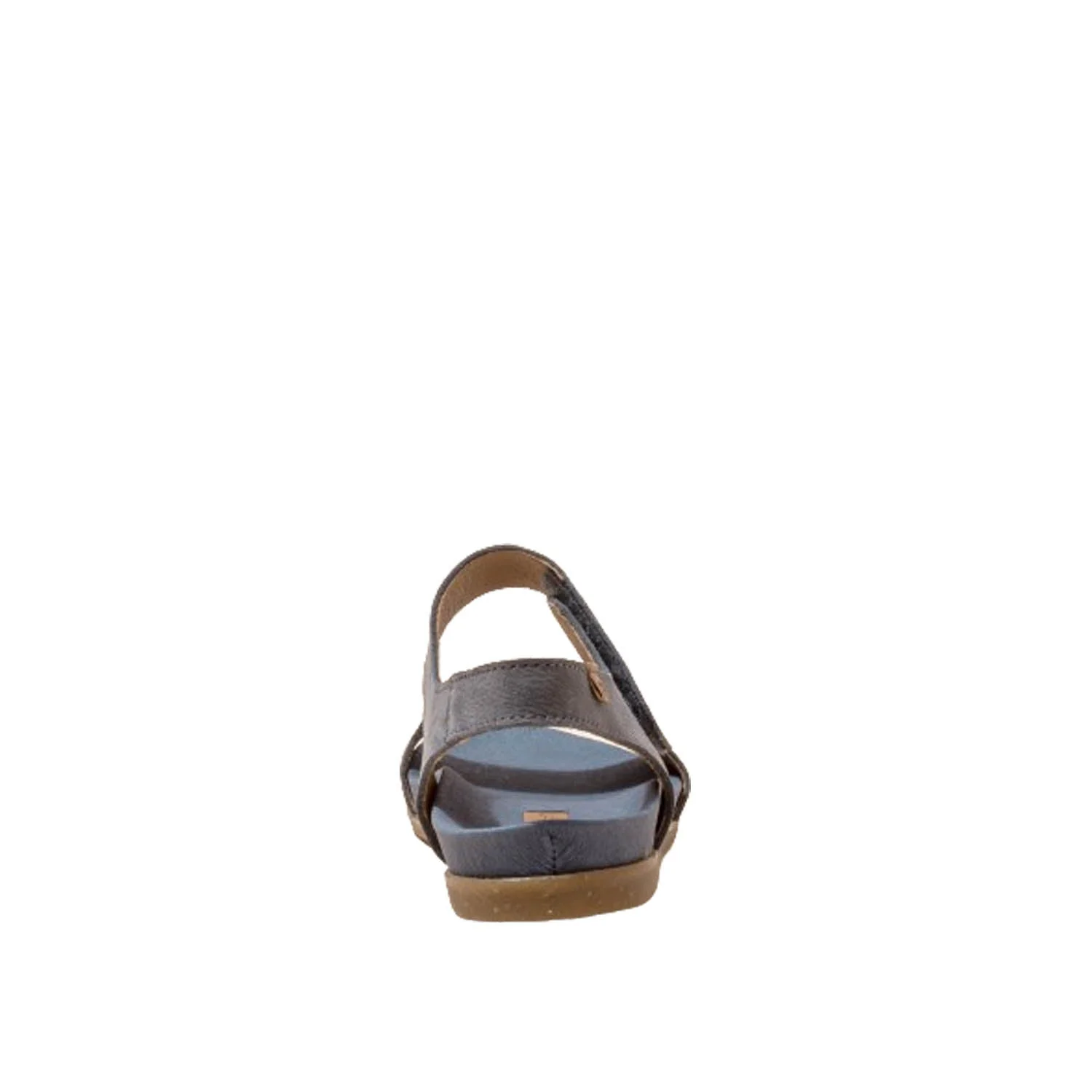 El Naturalista Vaquero Embellished Leather Block Sandals with Buckle - Image 3