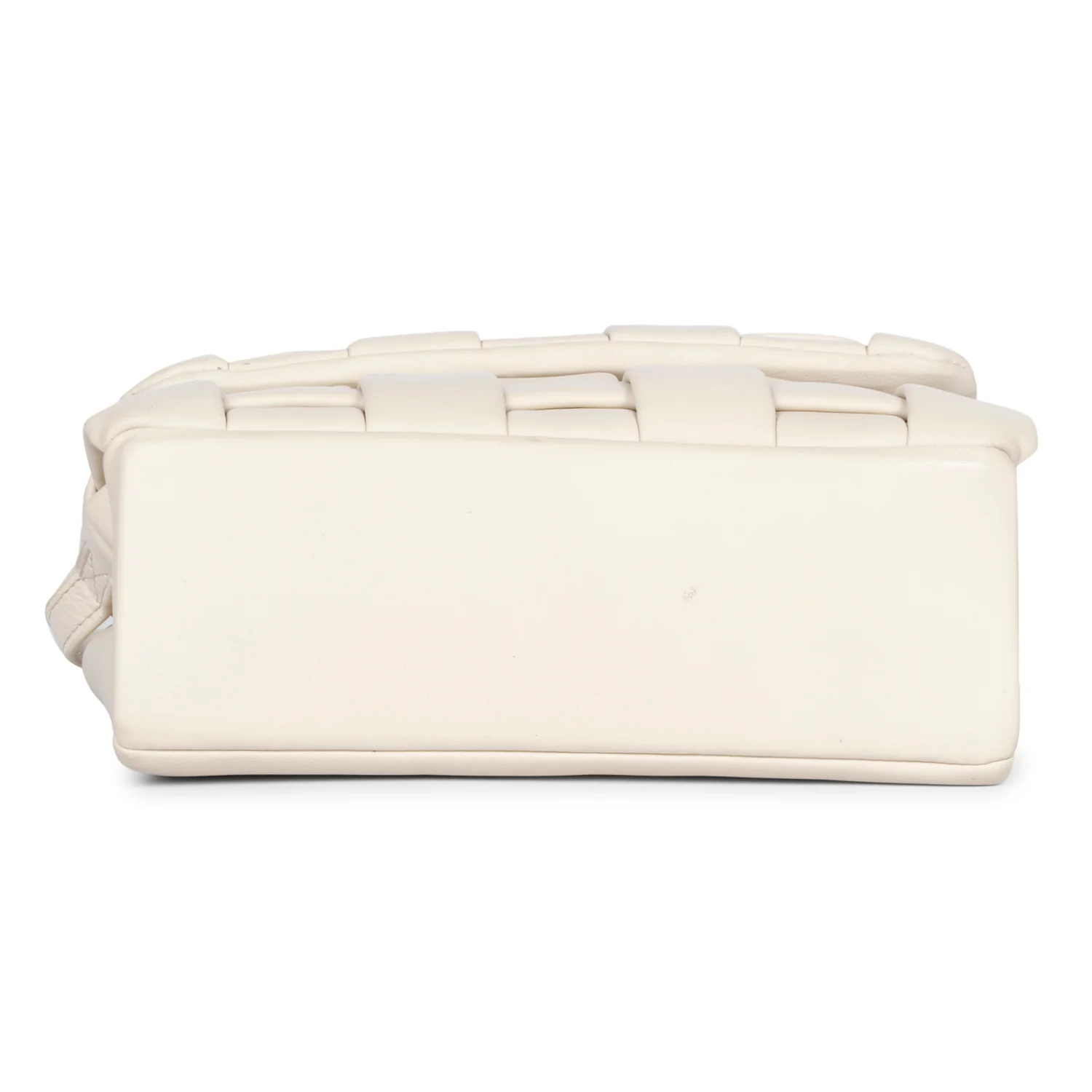 Giada Cream Woven Leather Cross Body Sling Bags - Image 7