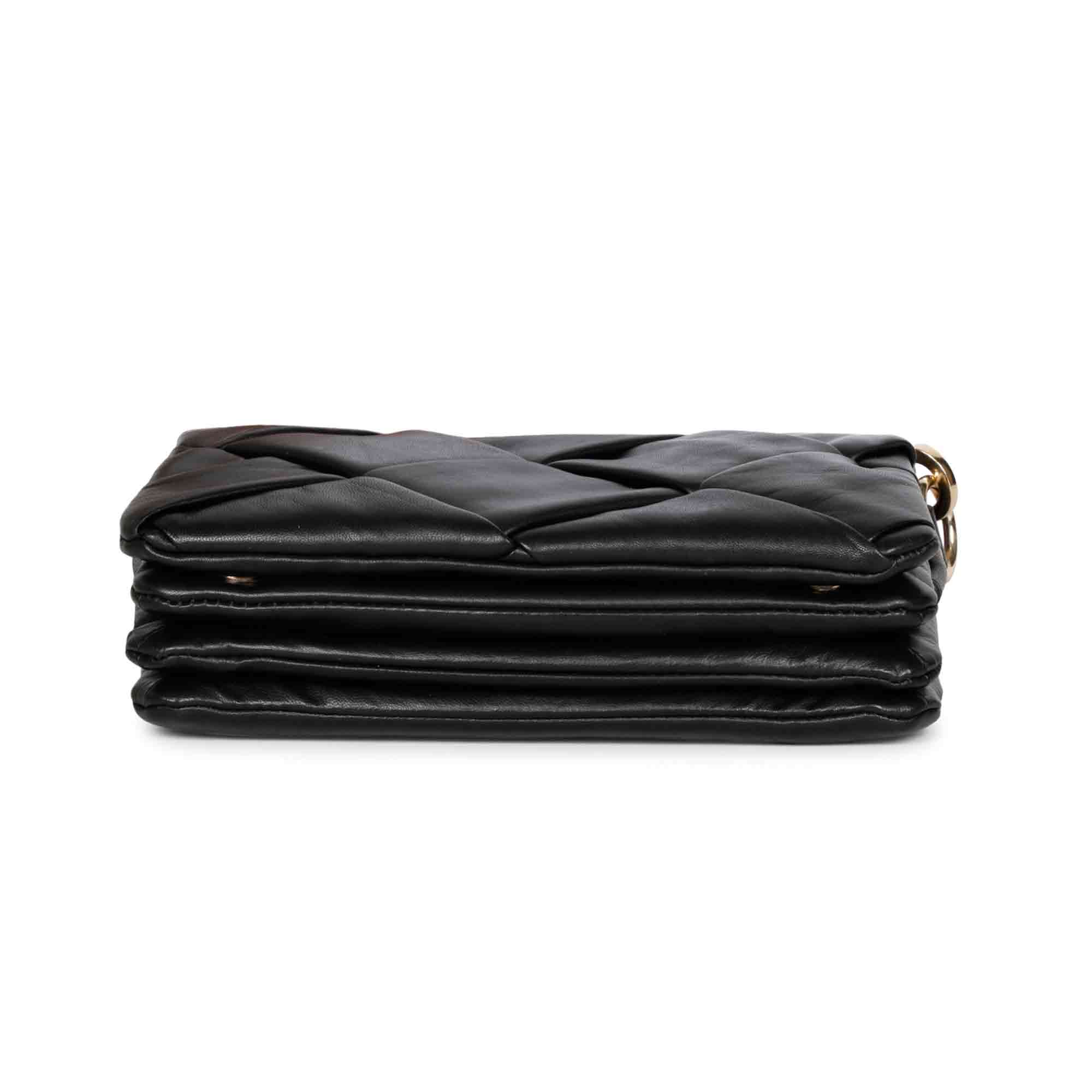 Kate Black Leather handcrafted Cross Body Sling Bags - Image 7