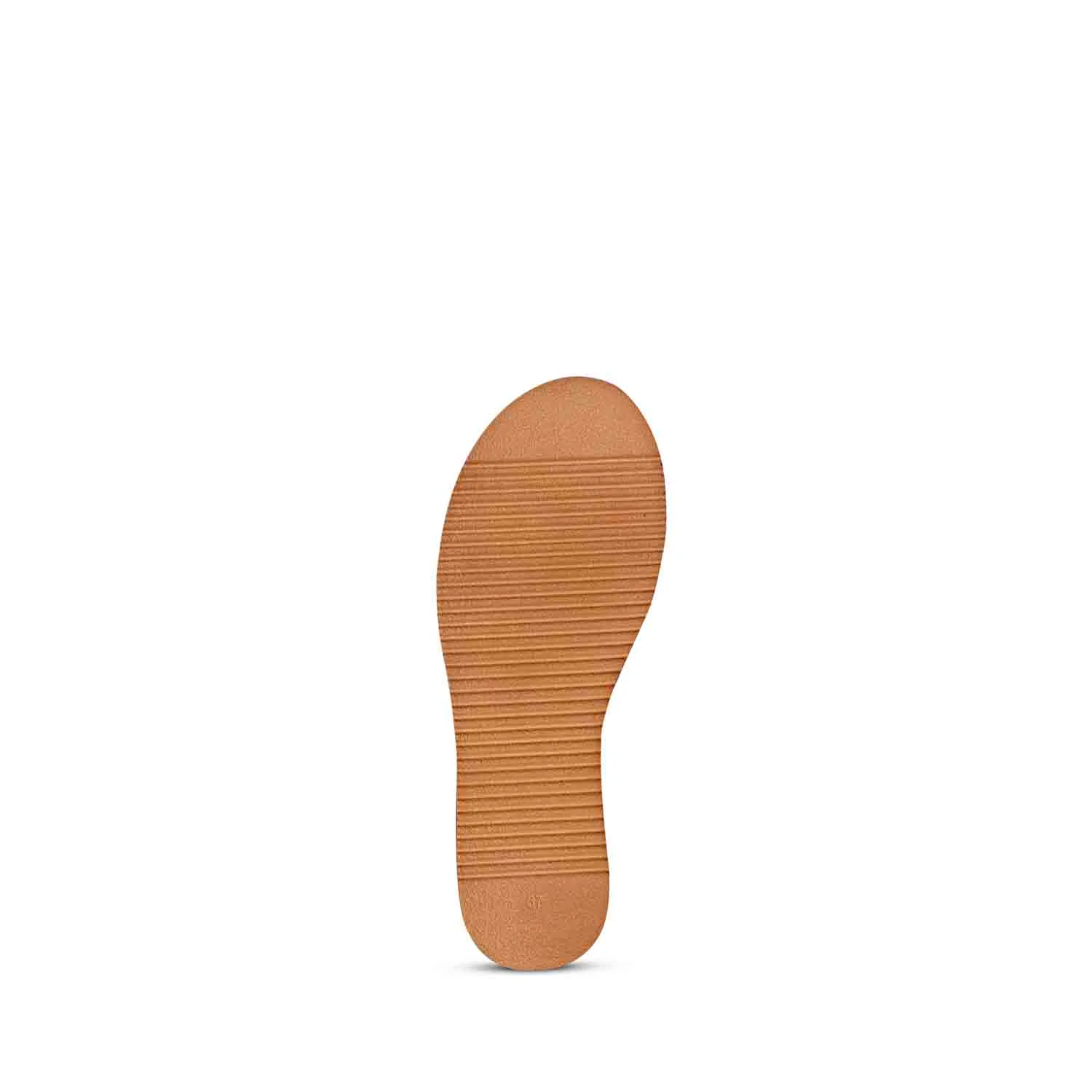 Nala Gold Leather Platform Sandals - Image 8