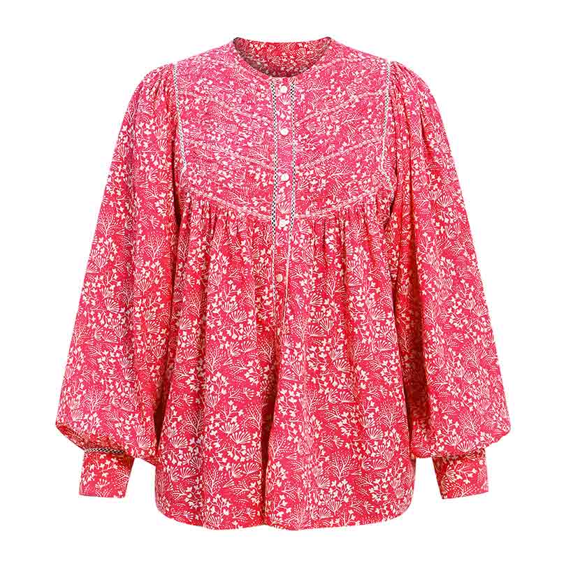Saint Womens Bloom Sushi Voile Top - Image 6
