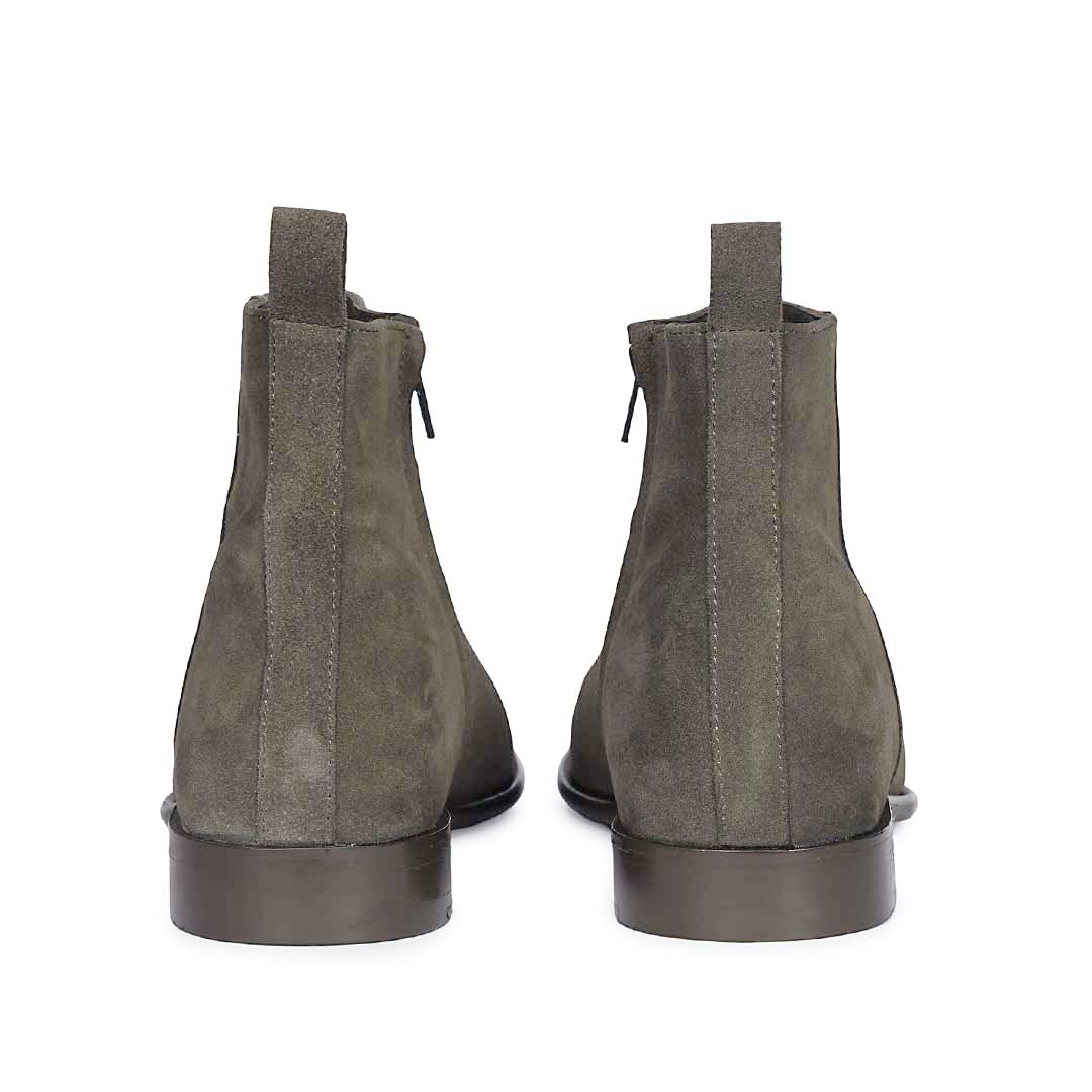 Saint Alfie Brown Suede Leather Handcrafted  Boots - Image 5