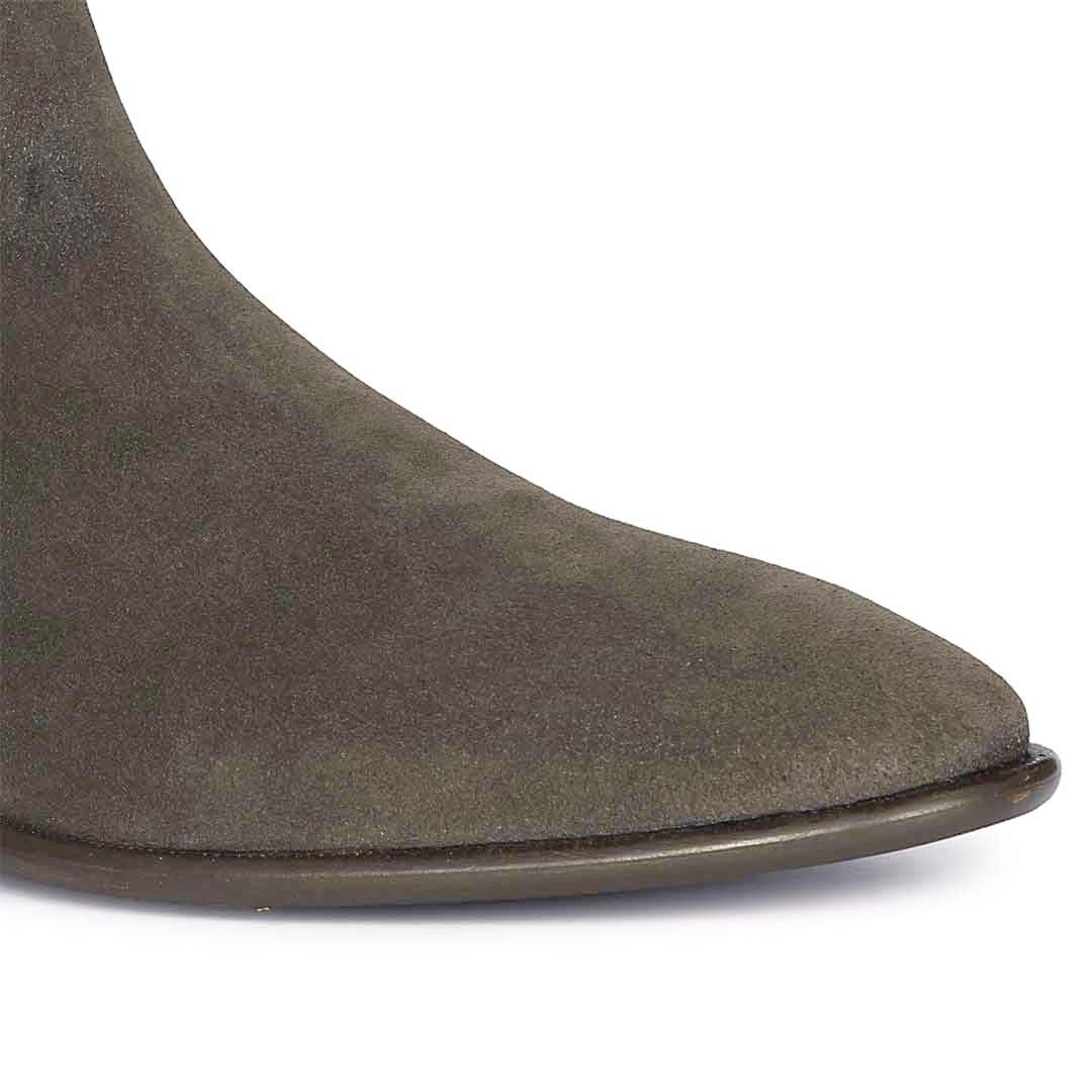 Saint Alfie Brown Suede Leather Handcrafted  Boots - Image 7