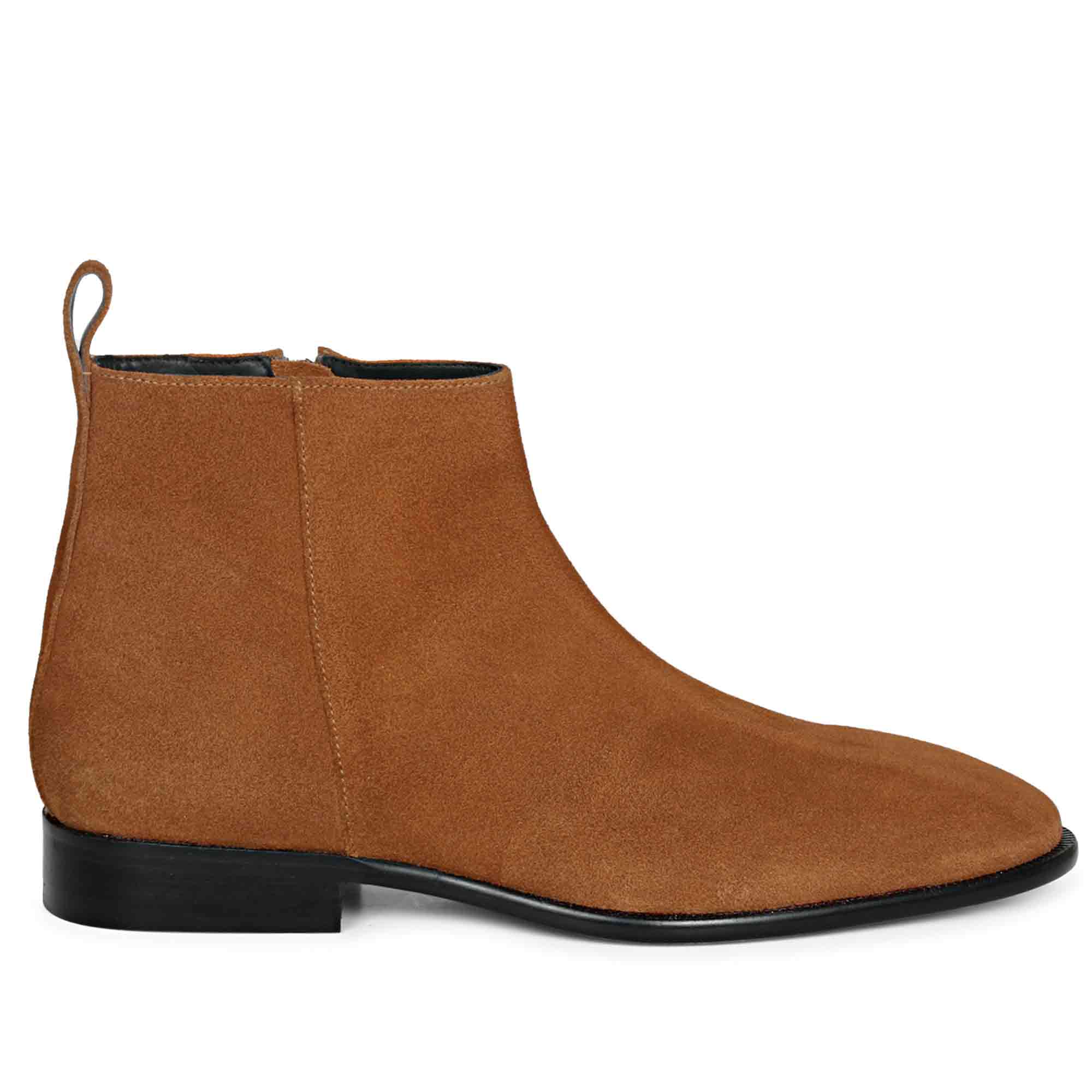 Saint Alfie Tan Suede Leather Handcrafted Boots