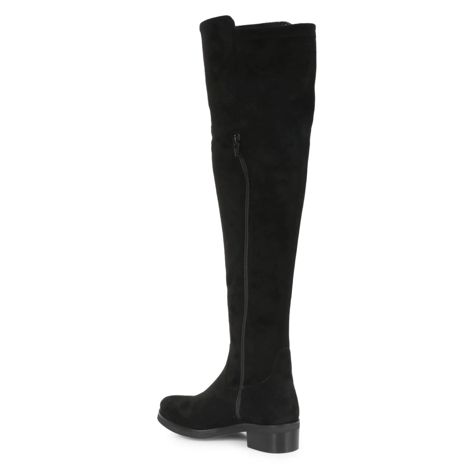 Saint Alicia Black Strech Suede above the knee boots - Image 7