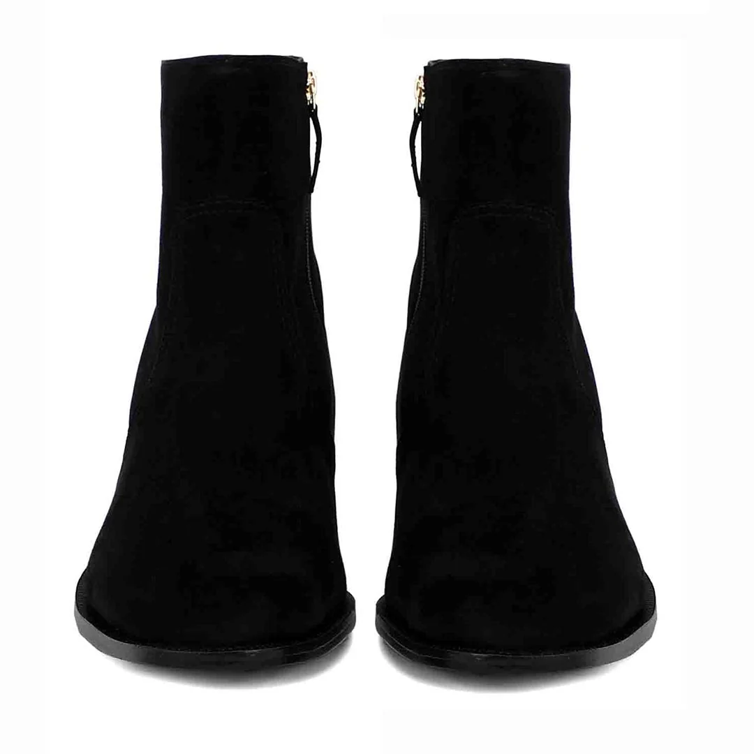 Saint Amorino Black Nubuck Leather Ankle Boots - Image 5