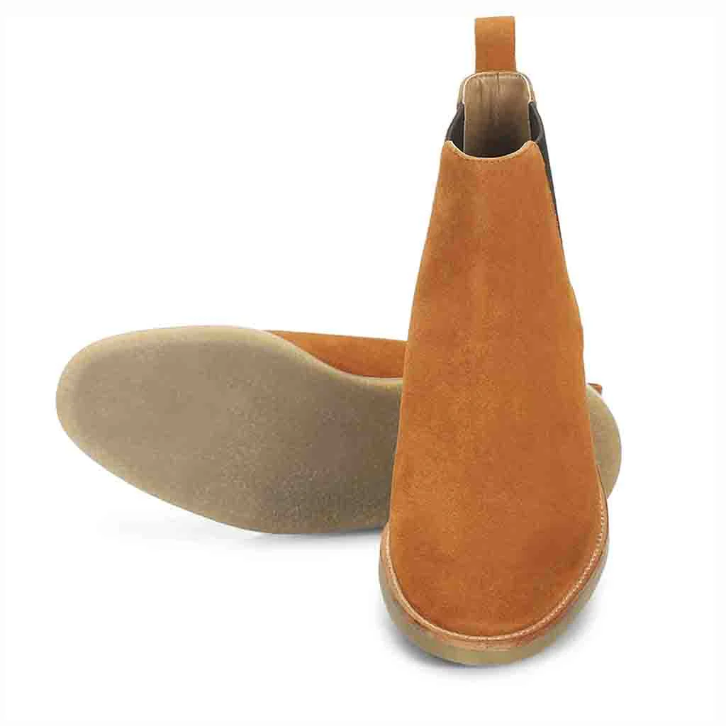 Saint Arduin Tan Leather Chelsea Boot - Image 4