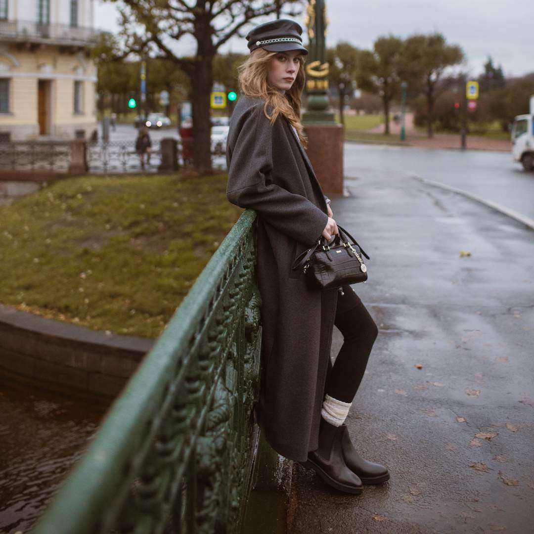 Saint Aster Black Leather Handcrafted Chelsea Boots - Image 2