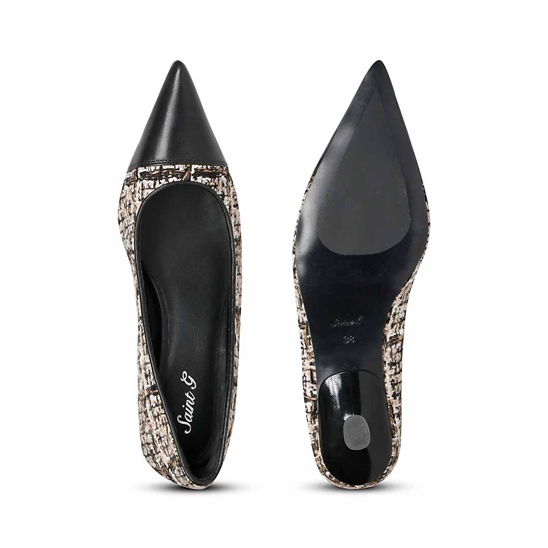 Saint Aviva Beige Leather Pumps - Image 6