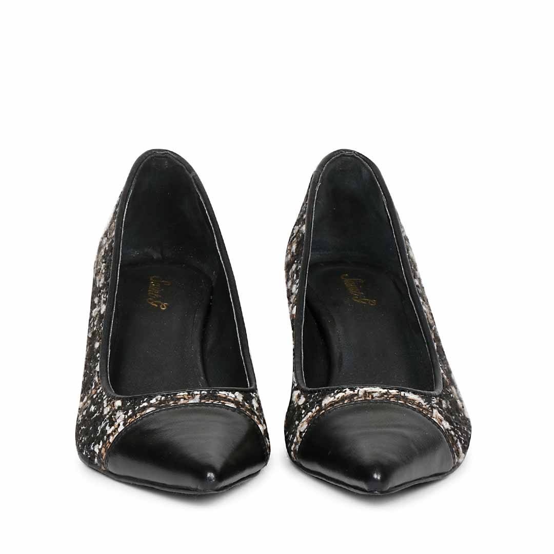 Saint Aviva Black Leather Pumps - Image 5