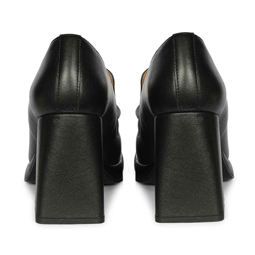 Saint Benoîte Black Leather Handcrafted Moccasins - Image 5