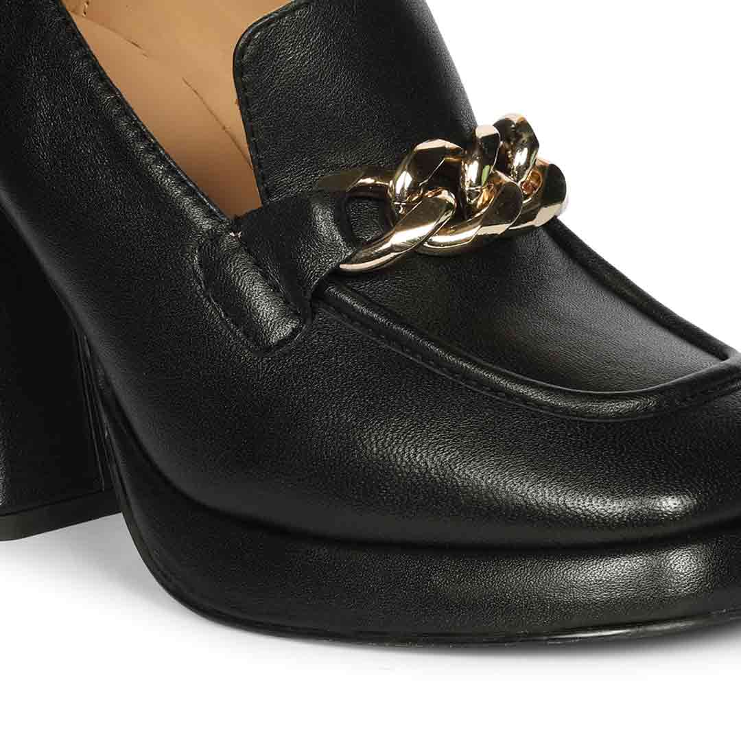 Saint Benoîte Black Leather Handcrafted Moccasins - Image 7
