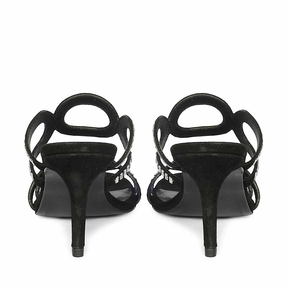 Saint Black Leather Heel - Image 5