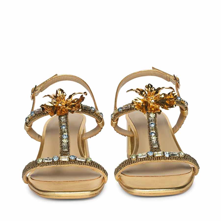 Saint Gold Leather Heel - Image 5