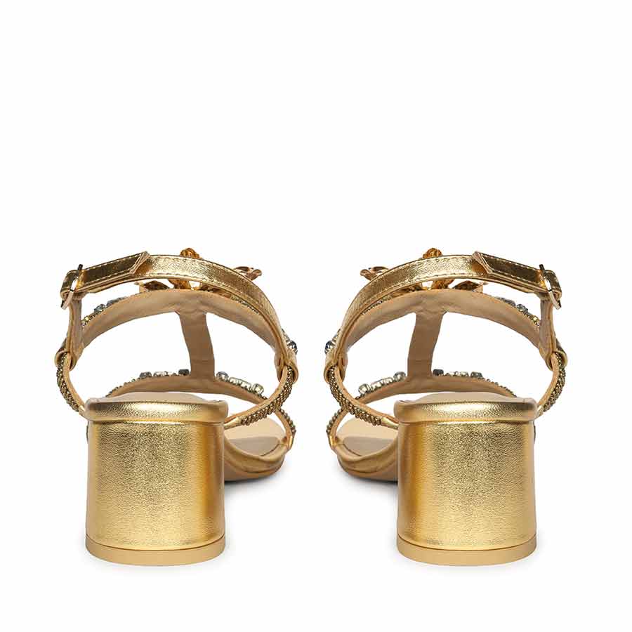 Saint Gold Leather Heel - Image 6