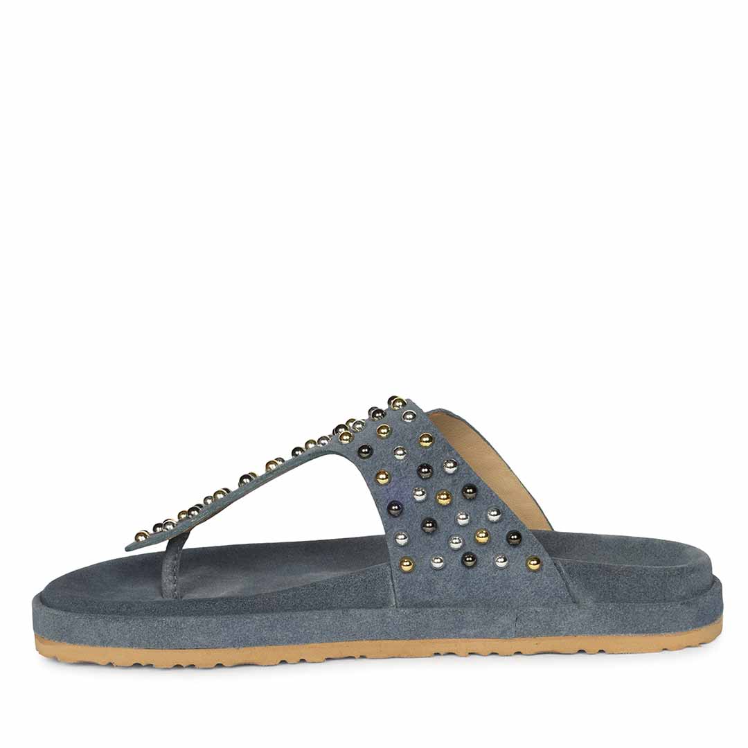 Saint Blue Leather Footbed - Image 3