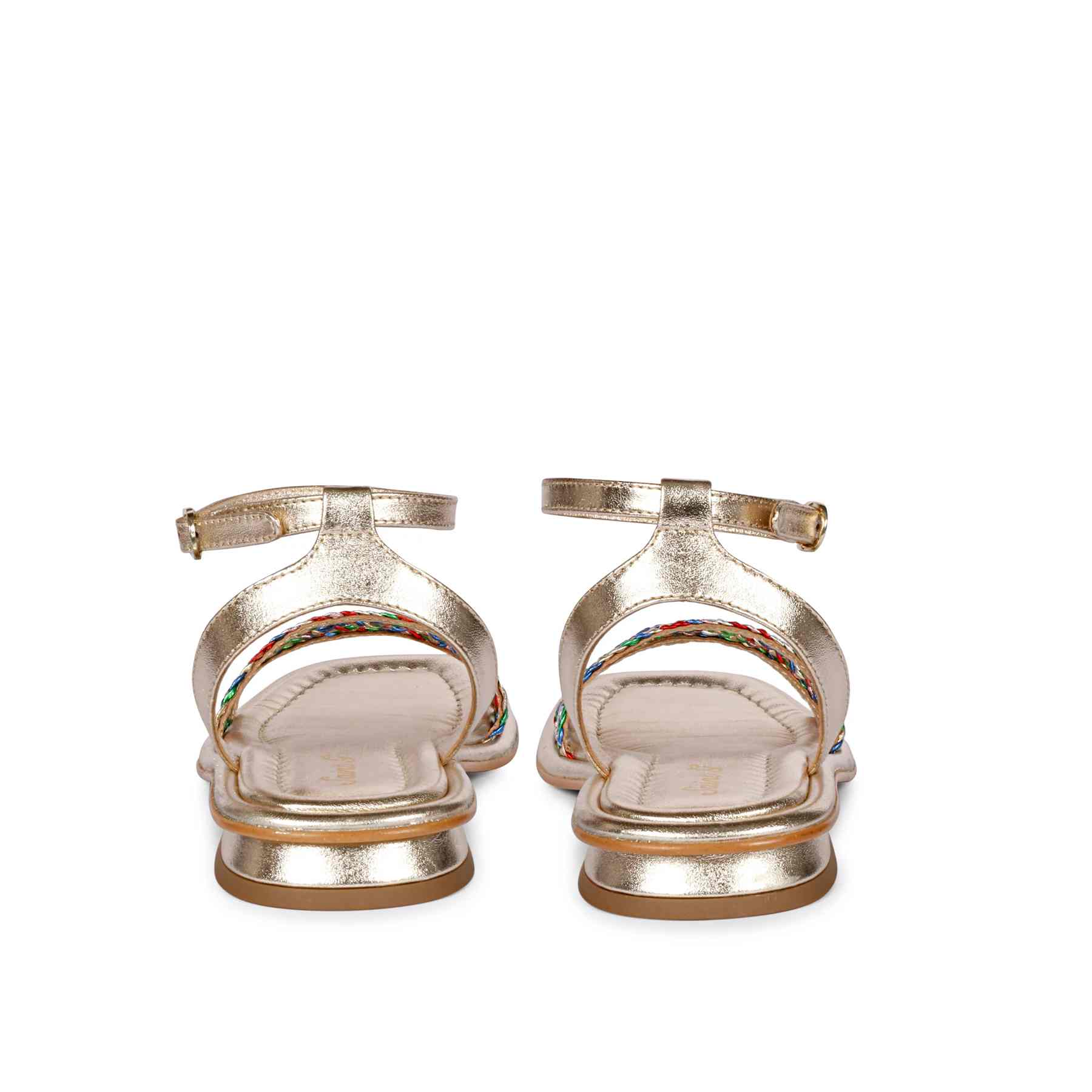 Saint Catalina Multi Leather Flat Sandal - Image 6