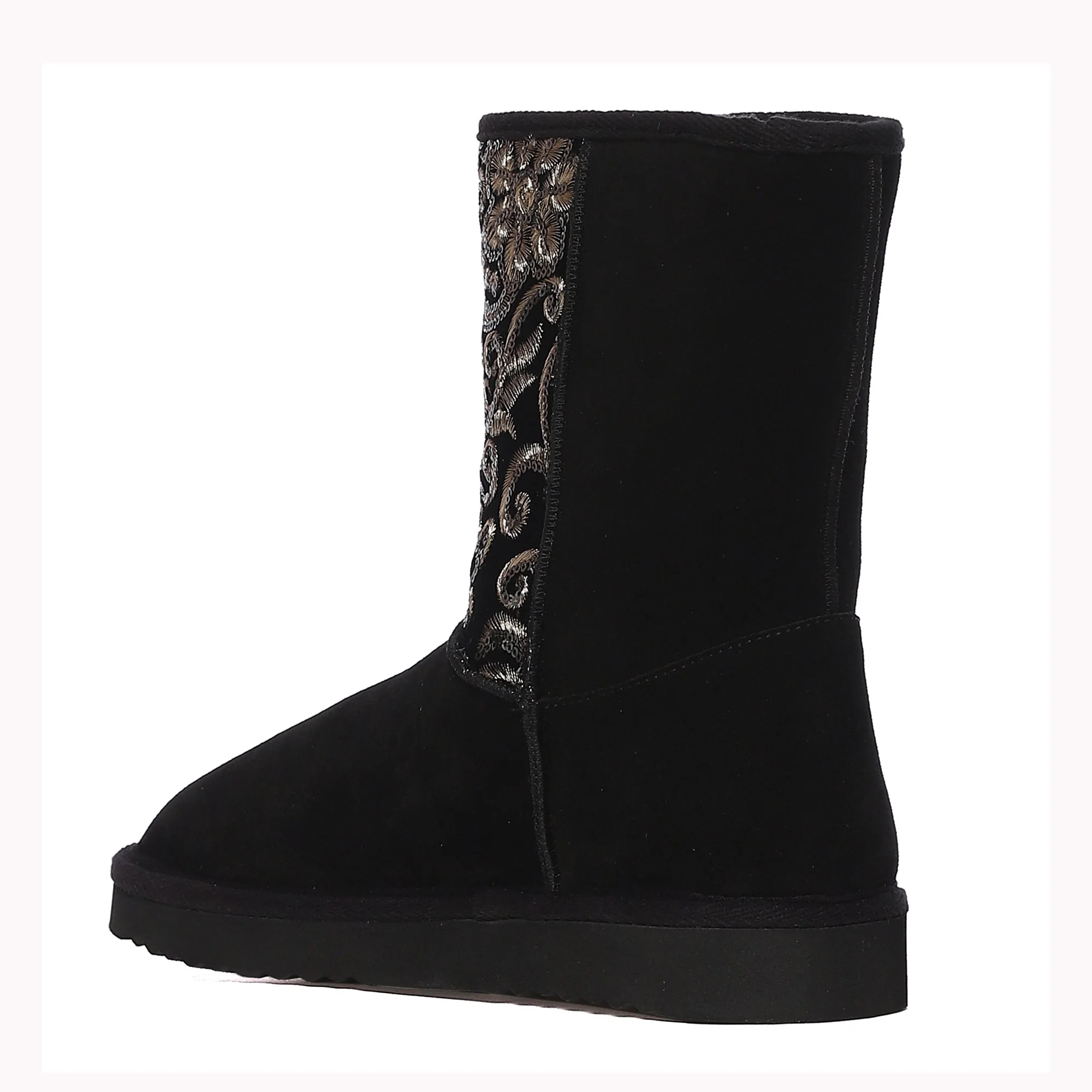 Saint Corah Sequins Black Snug Boots - Image 10