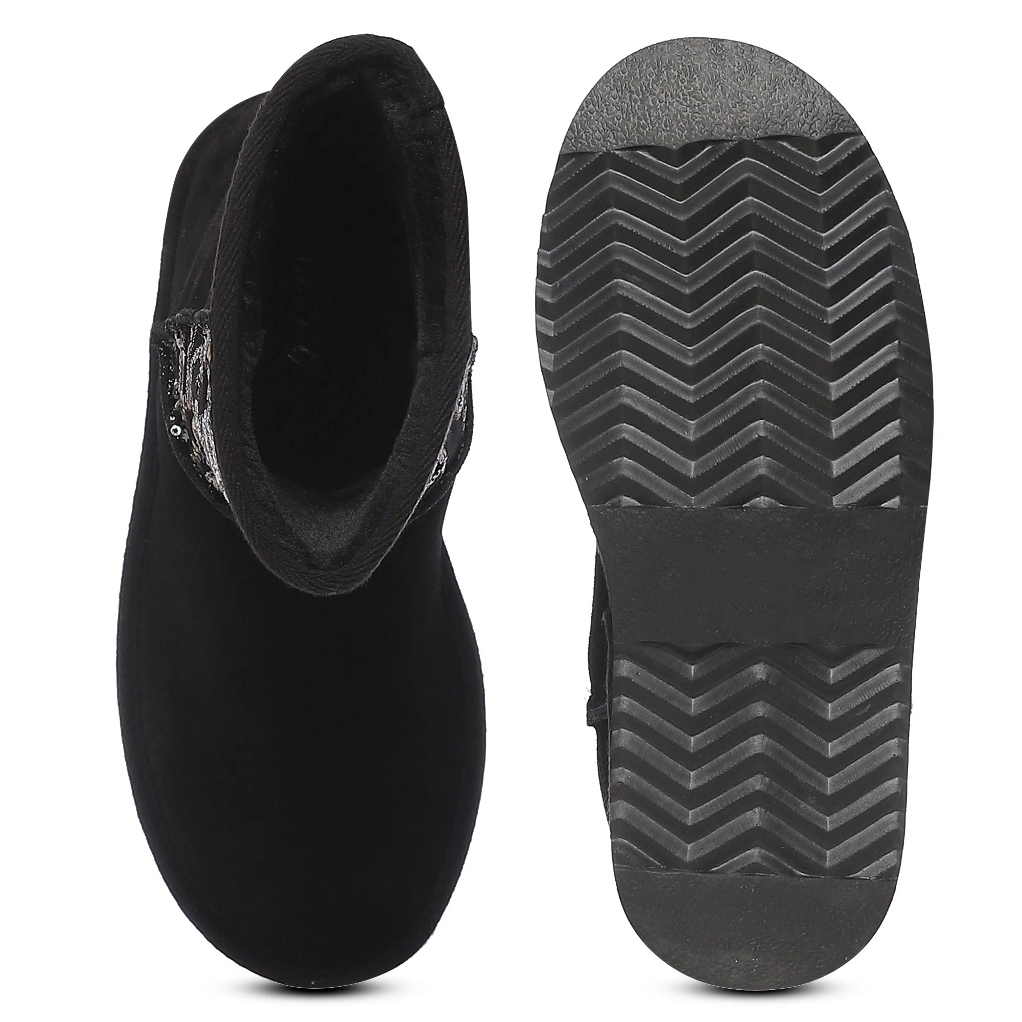 Saint Corah Sequins Black Snug Boots - Image 7