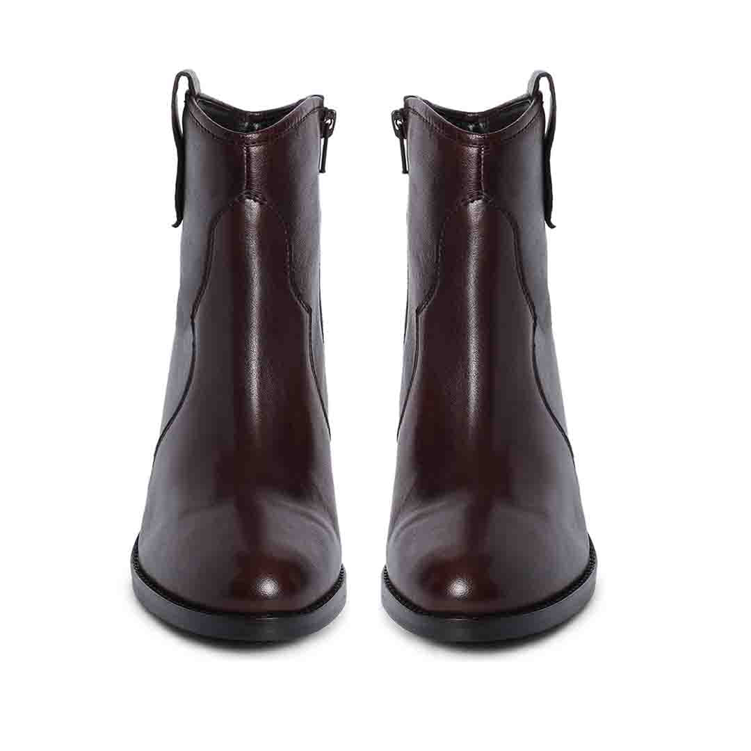 Saint Dorothy Brown Leather Ankle Boots - Image 5