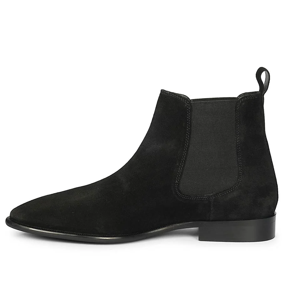 Saint Dylan Black Suede Leather Chelsea Boots - Image 3