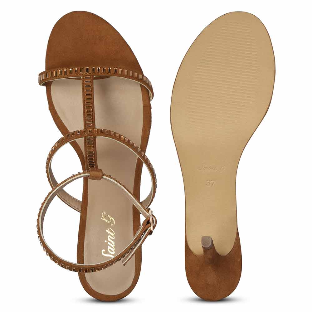 Saint Dylan Strass-Embellished Cuoio Leather Stilettos - Image 7