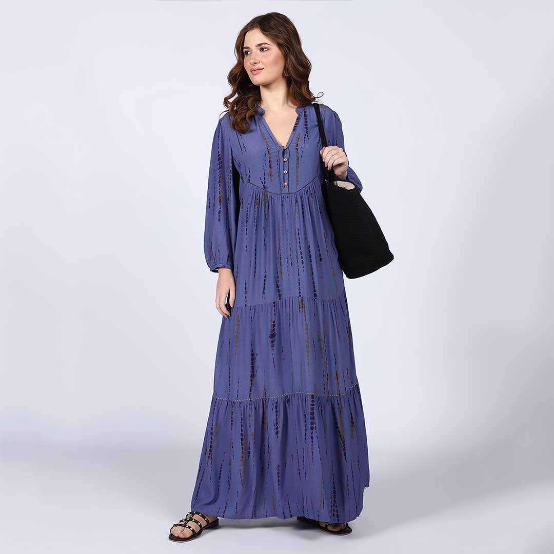 Saint Elodie Womens Midnight Blue Maxi Dresses - Image 3