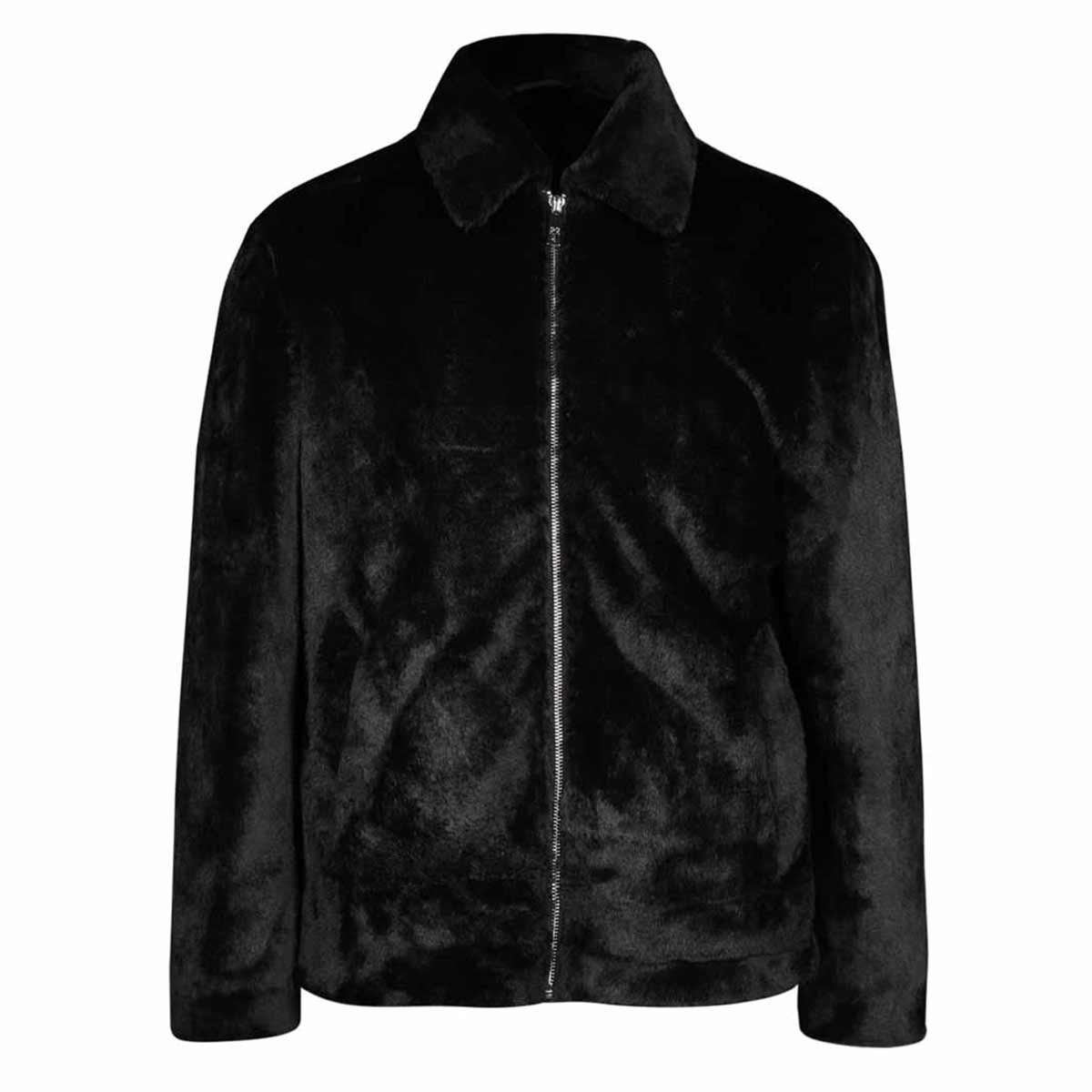 Saint Enzo Black Fur Men's Jackets - Image 2