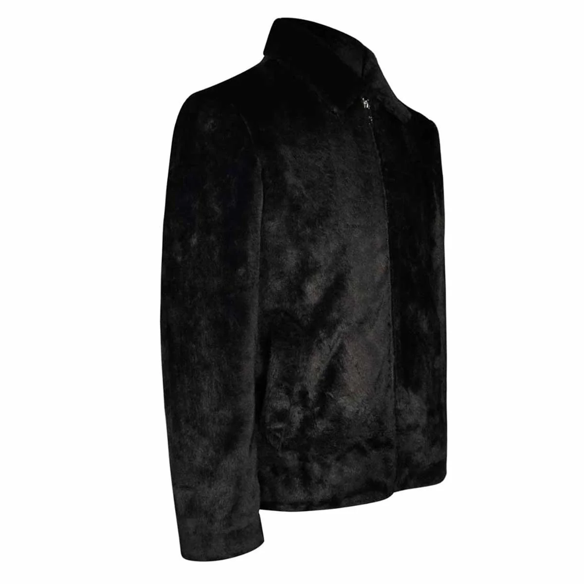 Saint Enzo Black Fur Men's Jackets - Image 3